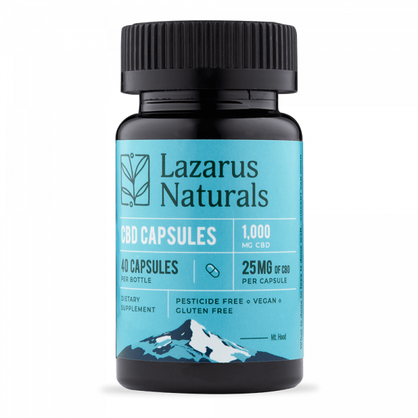 Lazarus Naturals 25mg Full Spectrum CBD Capsules