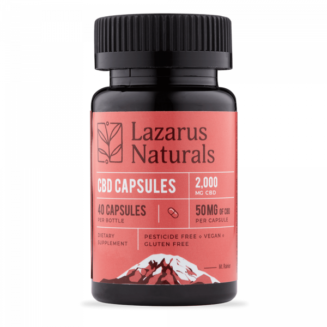 Lazarus Naturals 50mg Full Spectrum CBD Capsules